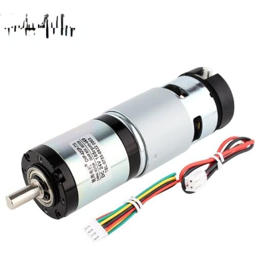 42mm High torque planetary gear motor DC12V 24V with encoder for electric valve and robotics