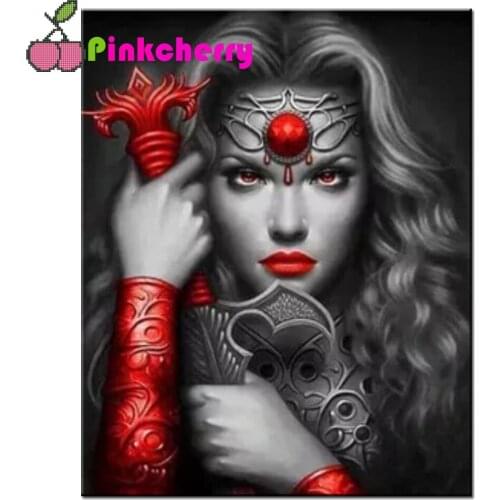 Hero Warrior diamond painting,full,square,round diamond embroidery Queen Girl,mosaic diamond diy handwork puzzle diamant k729