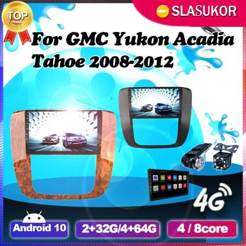 Android 10 For GMC Yukon Acadia Tahoe 2008 2009-2012 DVD Auto Car Radio Carplay Multimedia Video Player GPS Navigation Octa-Core