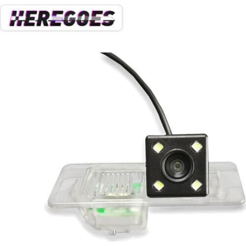 Car CCD 4 LED Night Vision Backup Rear View Camera Parking Assistance Waterproof For BMW 3 5 Series X3 X4 X5 X6 2014 2015