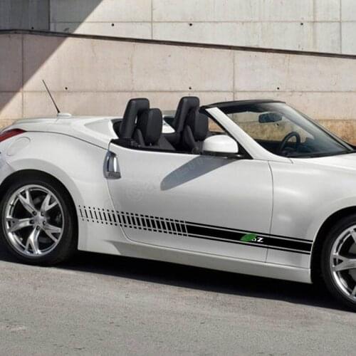 Car Sticker for Nissan 370Z Racing Sports Long Stripe Sticker Waterproof Vinyl Decals Accessories