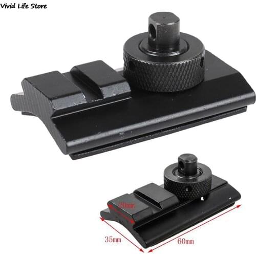 CS Tactical Airsoft Rifle Hunting Shooting Bipod Slot Adaptor 20mm Bipod Adapter
