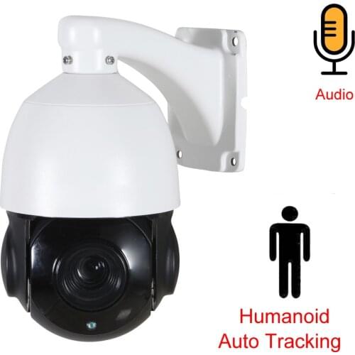 Intercom 2MP 4MP 5MP 1080P IR nightvision CCTV IP PTZ camera speed dome 30X zoom auto humanoid tracking ptz camera
