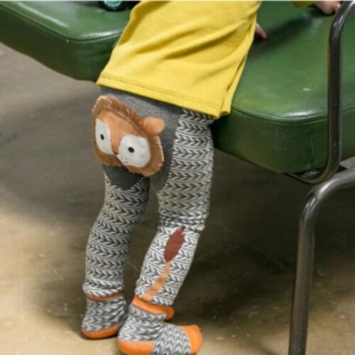 2 Pcs Baby Girls Boys Leggings Lovely Solid Catoon Cotton Girls Pantyhose Children Baby Girls Cropped Pants Socks Sets Hot Sale