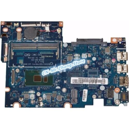 SHELI FOR Lenovo 510S-14ISK laptop motherboard W/ I5-6200U CPU LA-D451P 5B20L45014 DDR4L