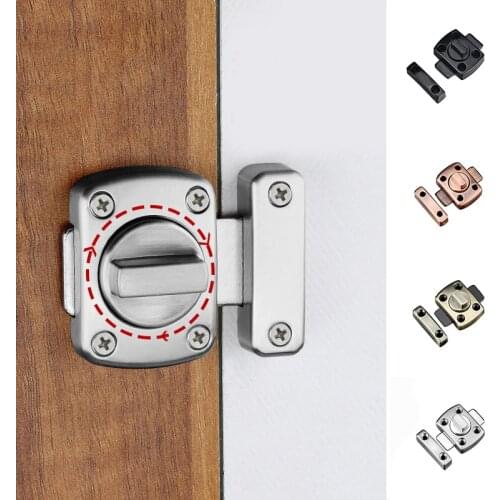 Zinc Alloy Small Bolt Door Buckle Door Bolt Door Latch Door Lock Buckle New Thick Anti-theft Buckle Surface-mounted Wooden Door