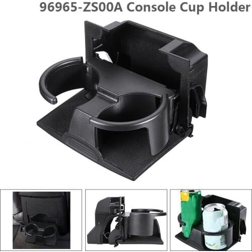 Cup Holder for Nissan Frontier 2008-2016 Pathfinder Xterra Rear Console 96965-ZP00C Rear Center Console Box Black