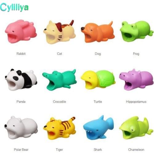 Cable Toy Cable Protector Animal Iphone Cable Bite Animal Doll 2*2*4cm Animal Iphone port Bite DHL Free Shipping 300pcs/lot