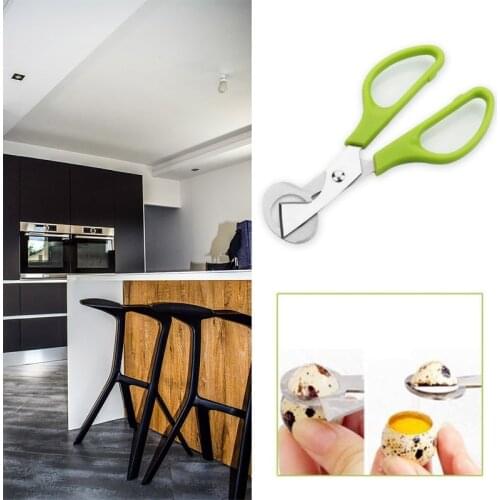 Handhold Quail Bird Egg Scissors Stainless Steel Egg Cutter Home Kitchen Cooking