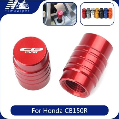 With Logo For HONDA CB150R All Year 2 Pcs Motorcycle Accessories CNC Aluminum Tire Valve Caps Wheel Stem Air Airtight Covers