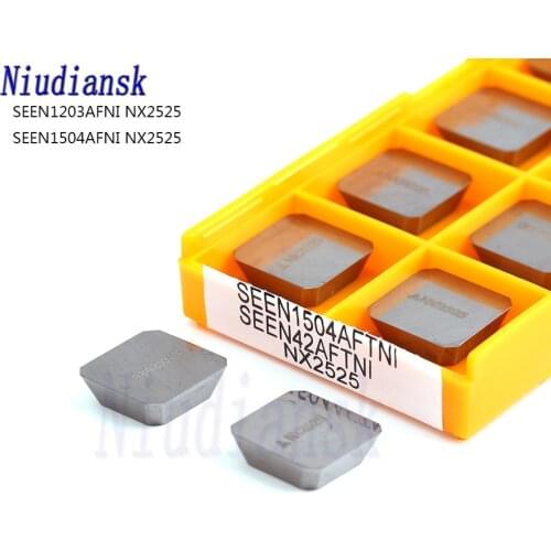 SEEN1203 AFTNI NX2525 SEEN1504 AFTNI NX2525 High Quality Carbide Inserts Milling Blades Metal Cutter CNC Lathe Turning Tools