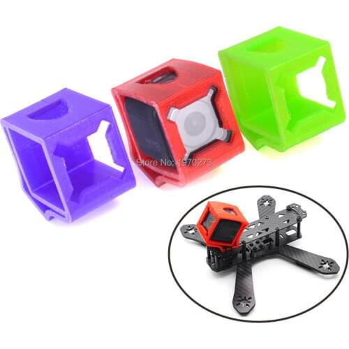 Ultralight 3D Printed TPU Material cases 30Degree Fixed Mount Holder for Runcam 3 Gopro Session Wizard X220S Camera seat bracket