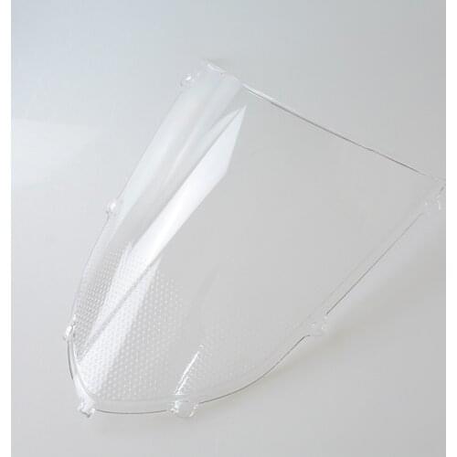 Clear Motorcycle Windshield WindScreen Double Bubble Fairing For Kawasaki ZX10R 2004-2005 ZX 10R 04-05