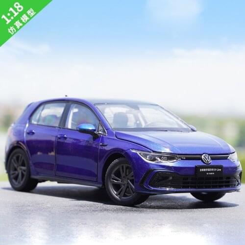 High Meticulous 1:18 VW Golf 8th Alloy Car Static Metal Model Vehicles Original Box For Collection