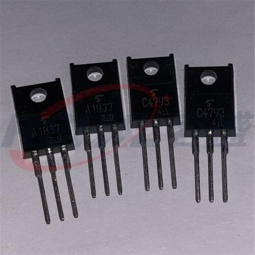 2SA1837 2SC4793 A1837 C4793 TO-220F Brand New Original 10pcs/Lot =5pair
