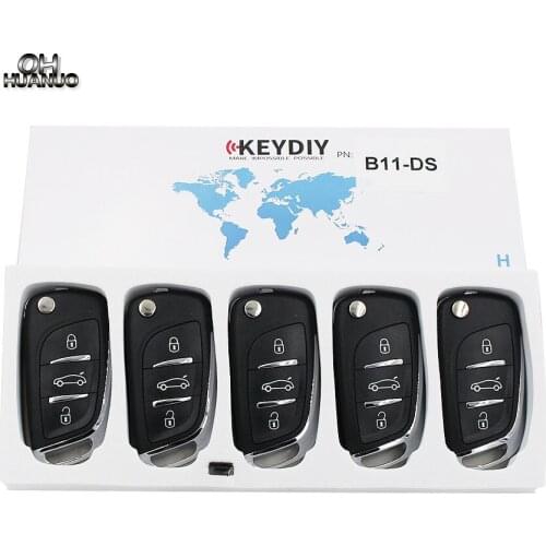 5Pcs/Lot KD900 KD900+ KD200 URG200 Mini KD KD-X2 Remote Control 3 Button Key DS Style B Series Remote Car Key Fob B11