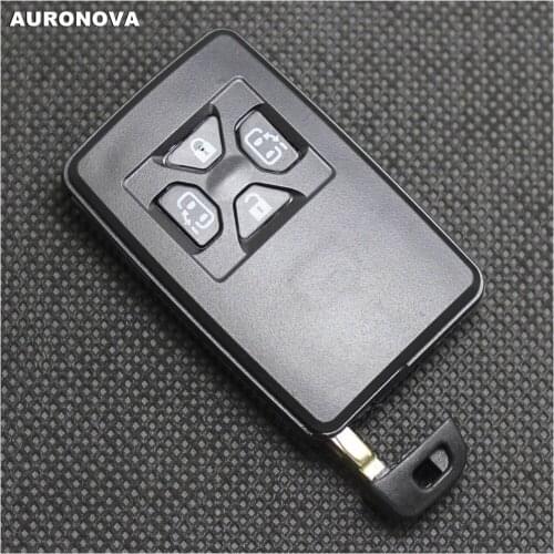 AURONOVA New Replace Keyless Entry Key Shell for TOYOTA 4 Button Remote Car Key Fob Case