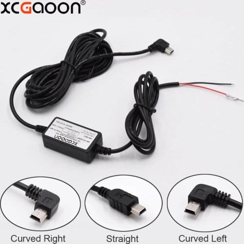 XCGaoon Car Charger DC Converter Module Adapter 12V 24V To 5V 2A with mini USB Cable, Low Voltage Protection Length 3.1meter