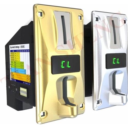 Hot-sale CL-168 Multi coin selector with LED High precision cpu multi coin acceptor for vending machines(Accept 1-8 Coins)