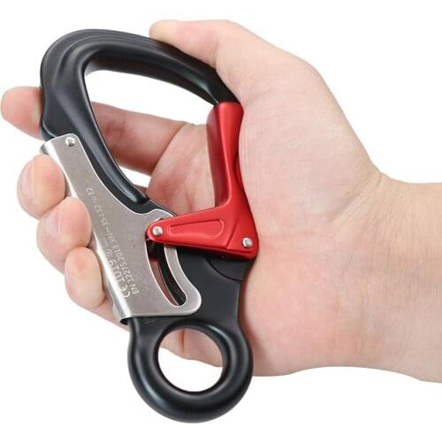 Carabiner Climb 35KN Auto Locking Clip Heavy Duty Carabiner 7075 Alloy for Rock Climbing Mountaineering Climbing Accessories
