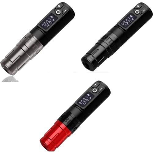 AMBITION Storm Wand Wireless Tattoo Pen Machine Brushless DC Motor Fast Charging 1950 mAh Lithium Battery for Body Art