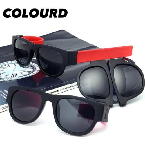Colourd Fancy Folding Slap Sunglasses Men 2019 Trending Wristband Collapsable Bracelet Sun Glasses Women Novel Wrist Eyewear