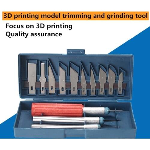 Knife 3D Printing Model Trimming And Grinding Tools Hand Carving Aluminum Alloy Penknife Scraper Set Parts Carving BEST SELLERS
