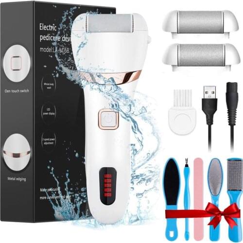 Electric Foot File Two-Speed Adjustment Pedicure Tools Dead Skin Callus Remover USB Foot Grind Machine Portable Foot Care Tool