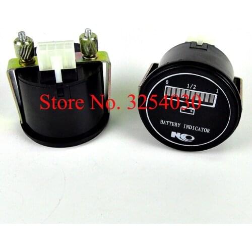 Supply Home-made 36V Round Shape 803 Battery Indicator Hour Meter Battery Counter DDLB-36R for Electric Pallet Trucks