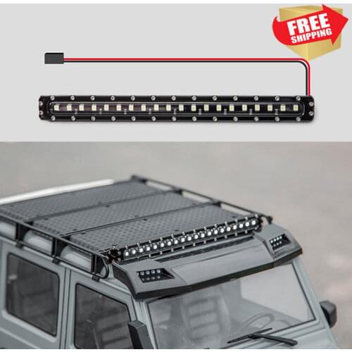 RC Radio control car KM5 traction hobby ceiling light row light spotlight CNC metal shell option upgrade parts