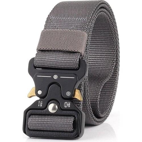 Tactical Belt Heavy Duty Camping Climbing Training Waist Belt Sports Men Military Army Adjustable Waistband Quick Release