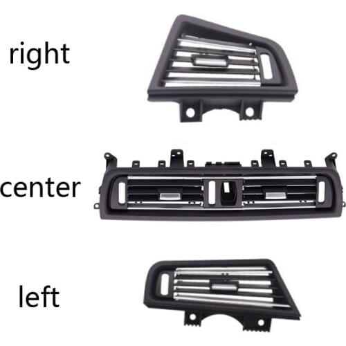 RHD Right handle Drive Front Row Wind Left Center Right Air Conditioning Vent Outlet Panel Chrome Plate For BMW 5 Series F10 F18