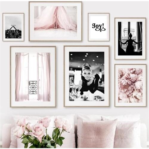 Rose Dandelion Wedding Dress Girl Movie Wall Art Canvas Painting Nordic Posters And Prints Wall Pictures For Living Room Decor