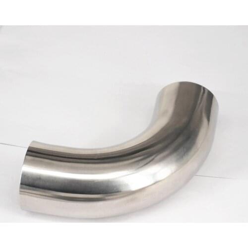 51mm 2" O/D 304 Stainless Steel Sanitary Weld 90 Degree Elbow Pipe Fitting