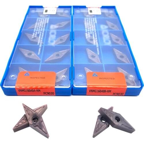 Insert 100% Original VNMG160404 VNMG160408 HM PC9030 high quality External Turning tool carbide insert for stainless steel