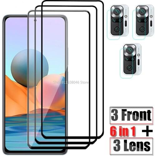 Camera Protective Glass For Xiaomi Redmi Note 10S 10 Pro Max Screen Protector Tempered Glass On Xiomi Remi Hongmi Not 10Pro Film