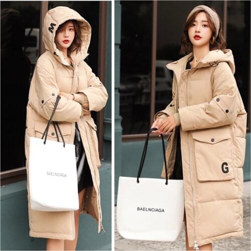 Women Jacket Coat Women Hooded Warm Winter Jacket Women Long Thick Cotton Winter 2019 Coats Korean Version Coat Parka