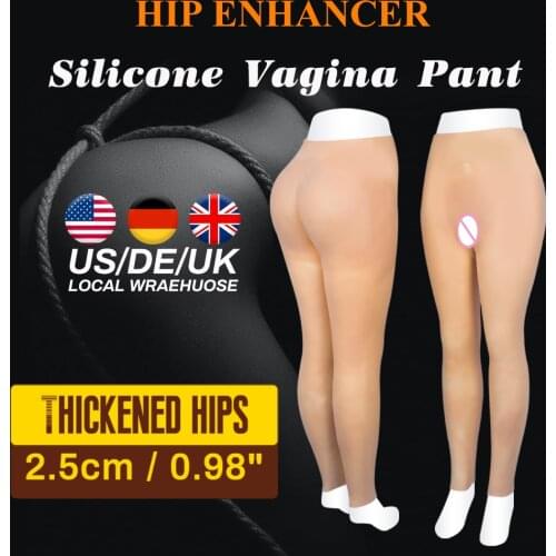 Silicone Fake Vagina Trousers Realistic Pussy Pants Hip Enhancer For Crossdresser Transgender Drag Queen Shemale SHMCOFE