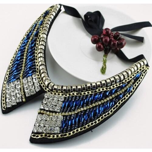 Women Genuine Jewelry Gift Maxi Boho Chokers clavicle Meaeguet Fairy figure crystal chain new 2017 zinc alloy girl women fashion