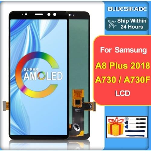 6.0" For Samsung Galaxy A8 Plus 2018 LCD Touch Screen Digitizer For Samsung A730F A730F/DS Display A8+ 2018 Replacement Parts