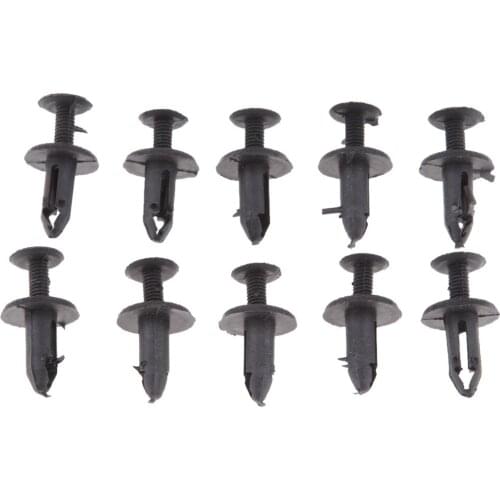 Dolity 10Pcs Windscreen Cowl Panel Plastic Trim Fastener Clips for Motorcycle