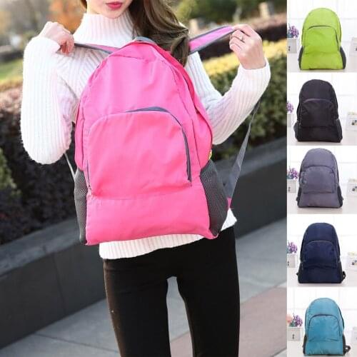2021 Korean Version All-match Mens Women‘s Large Capacity Waterproof Foldable Travel Backpacks Backpack Women Student#G30
