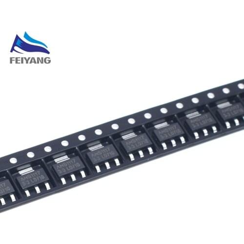 50PCS/LOT Original AMS1117-3.3 AMS1117-3.3V AMS1117 LM1117 1117 Voltage Regulator We only provide good quality