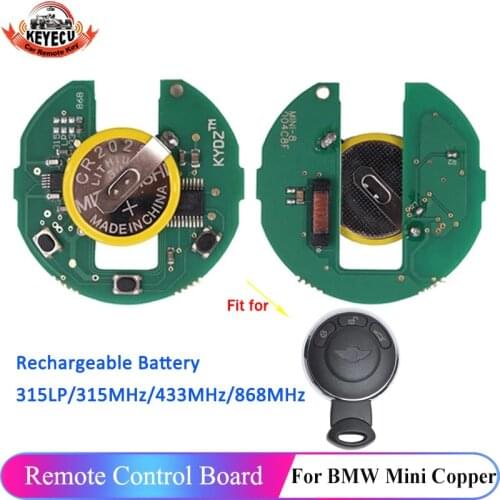 KEYECU Replacement Remote Key Fob 3 Button 315LPMhz ID46 for BMW Mini Cooper 2007-2014