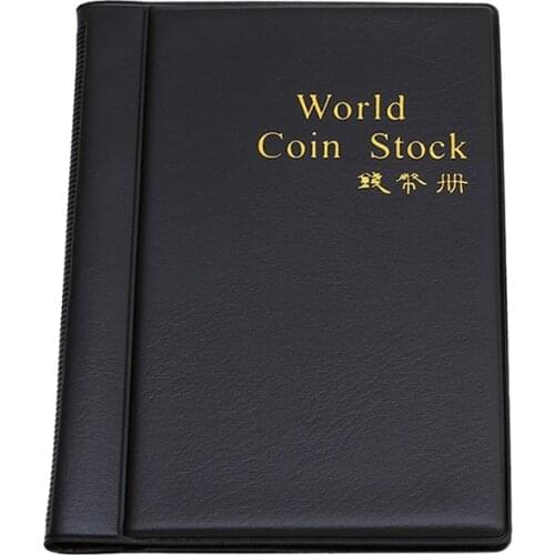 Collector Coin Holder Albums Mini Penny Coin Storage Bag Collecting Money Organizer 120 Pockets Coins Collection Album Book