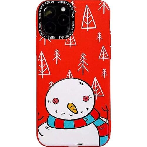 Hot Cartoon Christmas Case For iPhone 11 11 Pro 11 Pro Max X XR XS Max 8 7 6 6s Plus Xs Soft TPU Back Cover Gift
