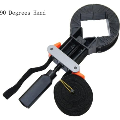 Woodworking Quick Adjustable Band Clamp Multifunction Belt Clamp Polygonal clip 90 Degrees Hand Tools