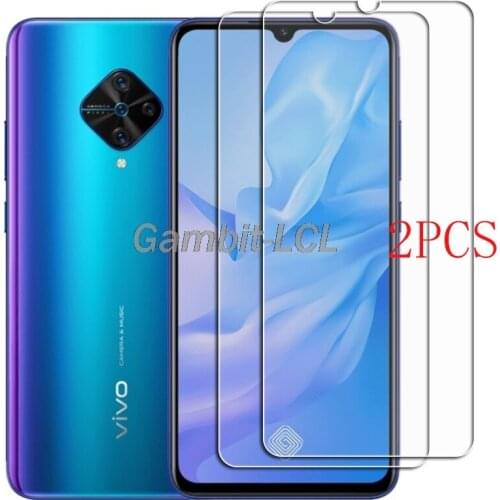 For Vivo X50 Lite Tempered Glass Protective FOR Vivo Y9s V17 V1945A V1945T S1 Pro 6.38" Screen Protector Phone cover Glass Film