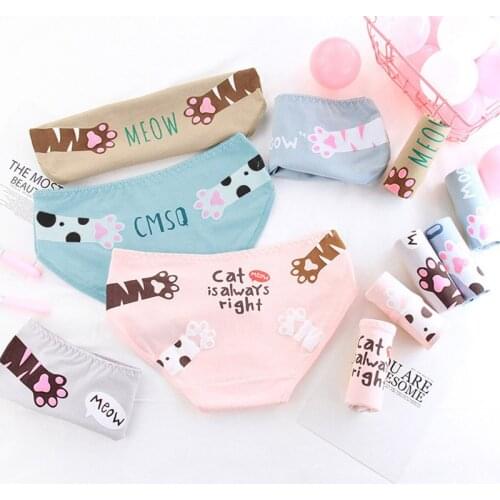 Cotton Panties for Young Girls Briefs Kids Soft Underwear Teenage Comfortable Underpants Childrens Shorts Panties Clothes