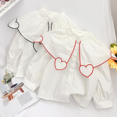 HONEY ANGLE White Blouses For Girls